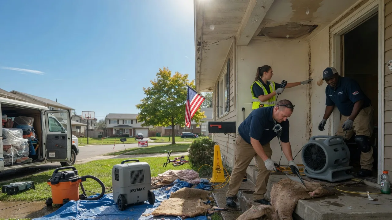 Water Damage Restoration in Farmersburg, IN near me